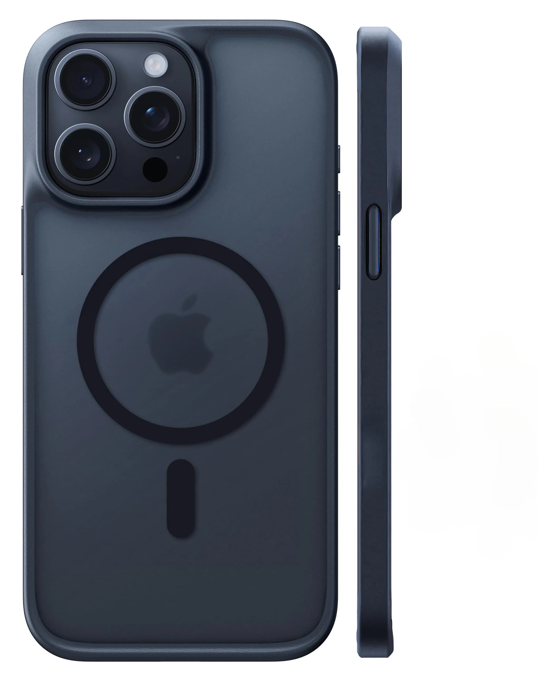 TORRAS Magnetic Shockproof Case for iPhone 14 Pro Max | Translucent Black, 6.7 inch - main product image