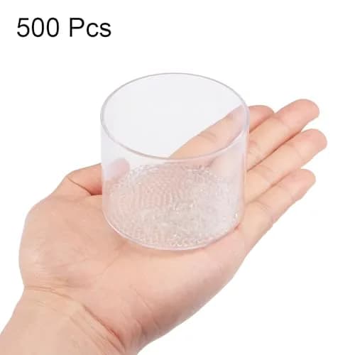 uxcell 3mm Solid Round Clear Glass Ball Boiling Stones 500pcs | Chemically Inert Soda Lime Glass thumbnail 3