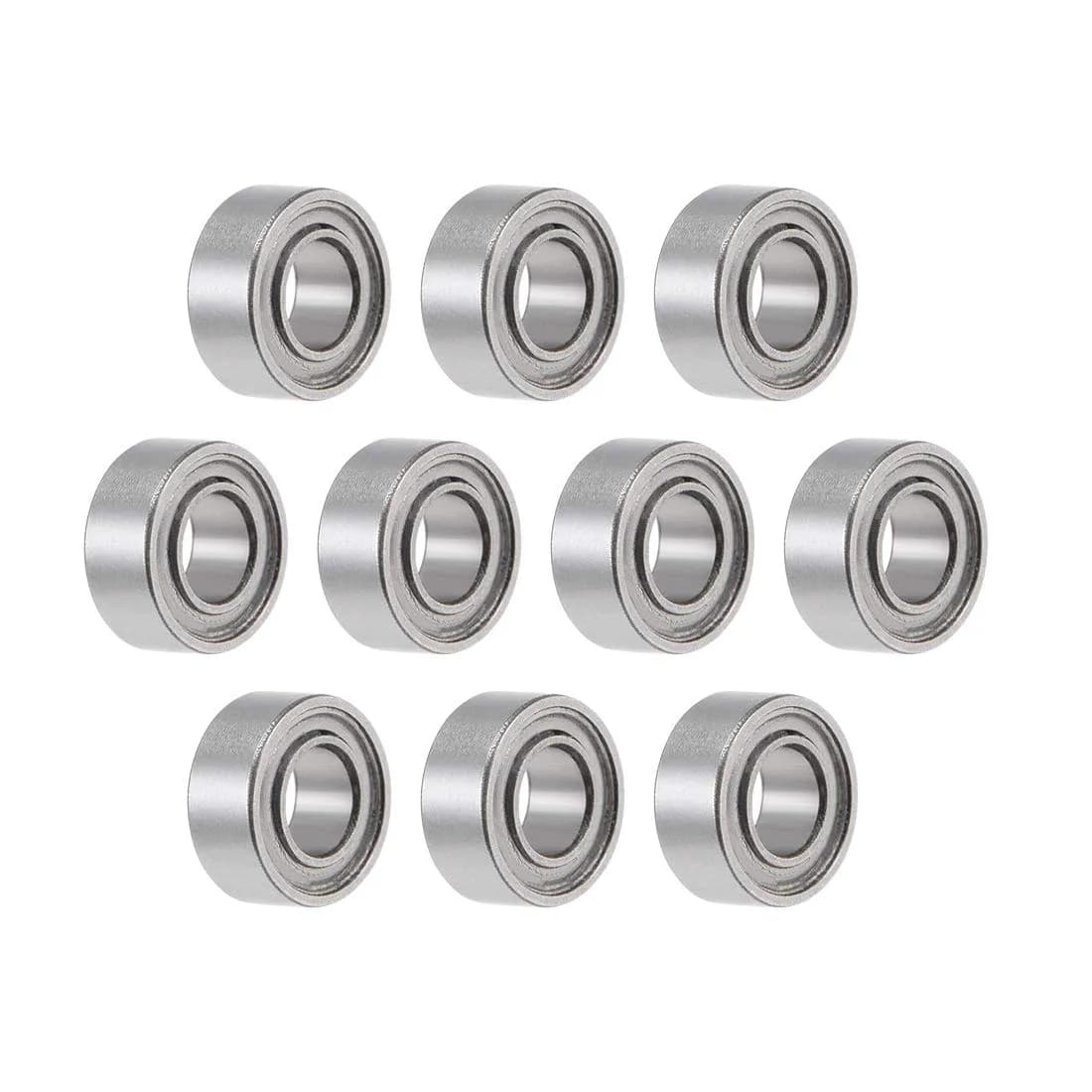 uxcell SMR63ZZ Deep Groove Ball Bearing 3mm x 6mm x 2.5mm | Stainless Steel, Shielded, High Speed - main product image