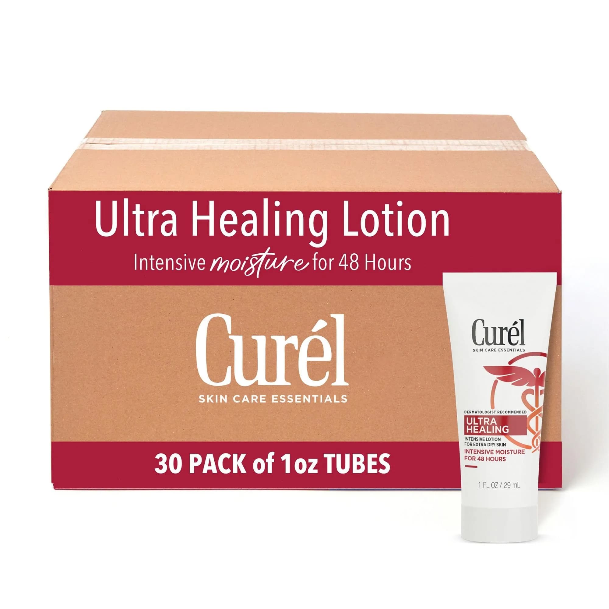 Curel Ultra Healing Body Lotion, Fragrance-Free Moisturizer 591ml (20 fl Oz) | Advanced Ceramide Complex for Dry, Sensitive Skin — Ultra Healing