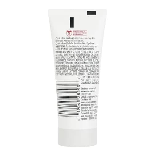 Curel Ultra Healing Intensive Fragrance-Free Lotion For Extra-Dry Skin 1 Fl Oz (30-Pack) | Dermatologist Recommended for Sensitive Skin thumbnail 9