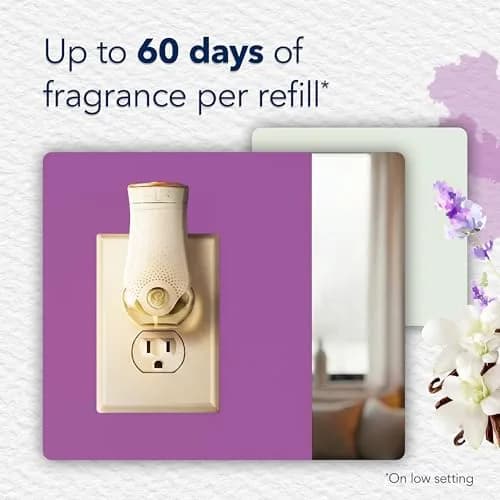 Glade PlugIns Refills Air Freshener Lavender & Vanilla 6.7 Fl Oz (200ml) | Scented with Essential Oils for Home & Bathroom thumbnail 3