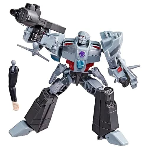 Transformers EarthSpark Deluxe Class Megatron Action Figure 5-Inch (12.7 cm) | Converts in 11 Steps thumbnail 1