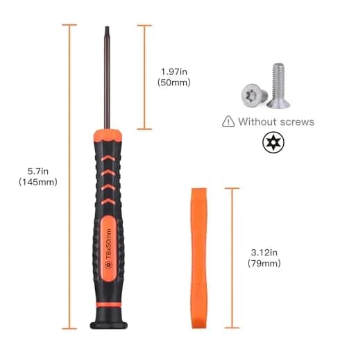 Jorest Precision Screwdriver Set with Spudger | T8 Security Torx, P5, Y00, T5, T6, T9, T15 Bits for Electronics Repair thumbnail 7