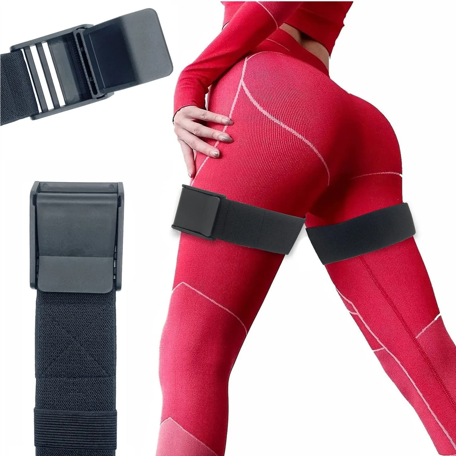 ROSYQUARZ BFR Blood Flow Restriction Bands 35.4'' x 2'' (90cm x 5cm) | Muscle Growth & Glute Activation