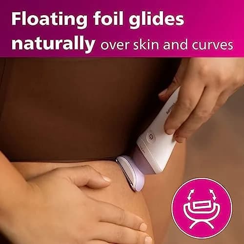 Philips Beauty Lady Electric Shaver Series 6000 4 Accessories Cordless | Gentle & Wet & Dry Use thumbnail 3