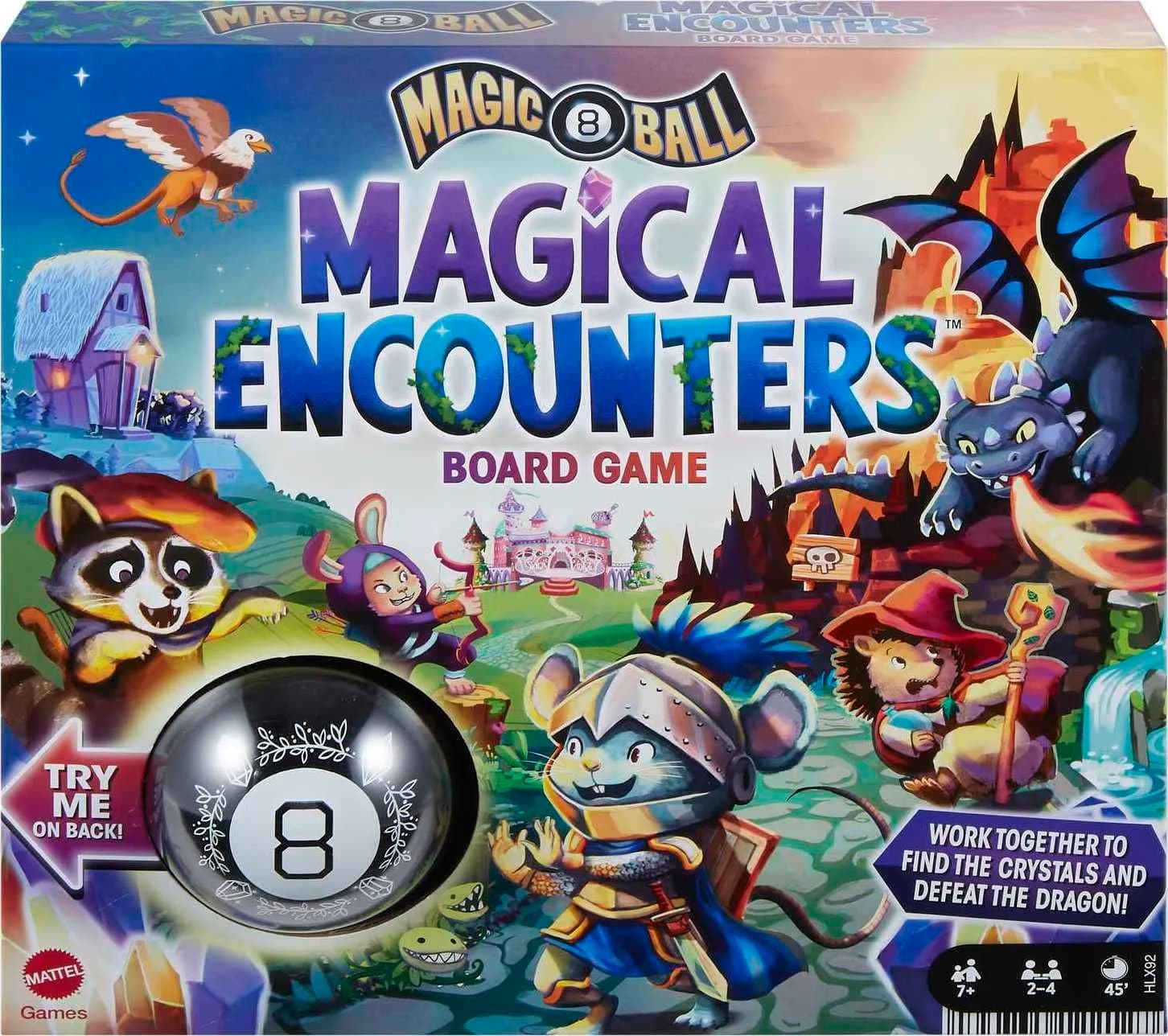 Mattel Games Magic 8 Ball Magical Encounters Board Game for Kids & Families | Cooperative Strategy Game for Ages 7+ - main product image