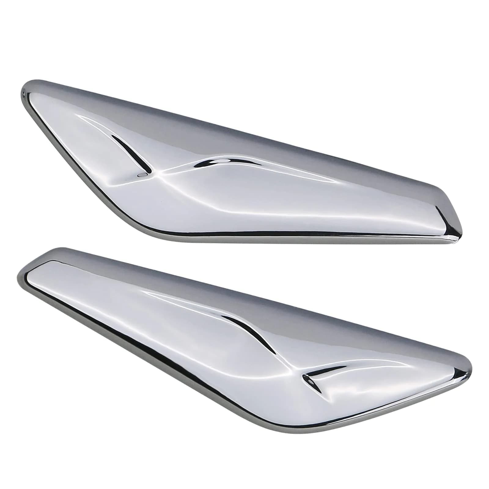 APPERFiT Front Fender Chrome Trim Finisher Pair for BMW X3 F25 X4 F26 2011-2018 | Vehicle Specific Fit - main product image
