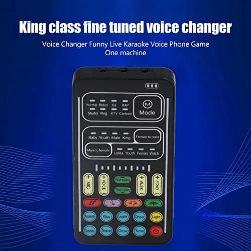 VBESTLIFE Voice Changer Set, I9 Portable Sound Card | 8 Sounds, High Compatibility, for Gaming & Recording thumbnail 3