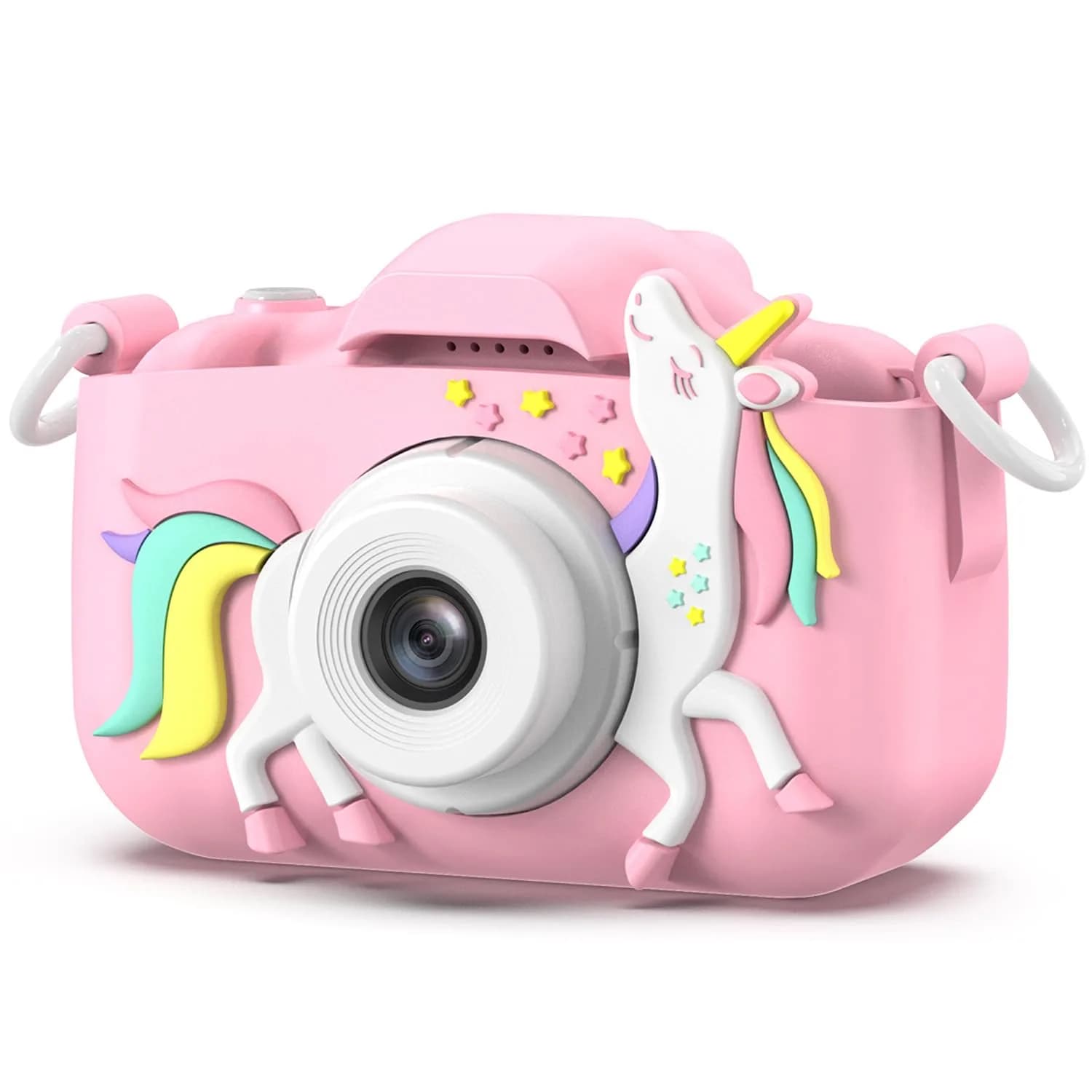 Goopow Kids Digital Camera Pink-DJS 12MP (0.42 oz) | Educational Toy for Ages 3-8 - main product image
