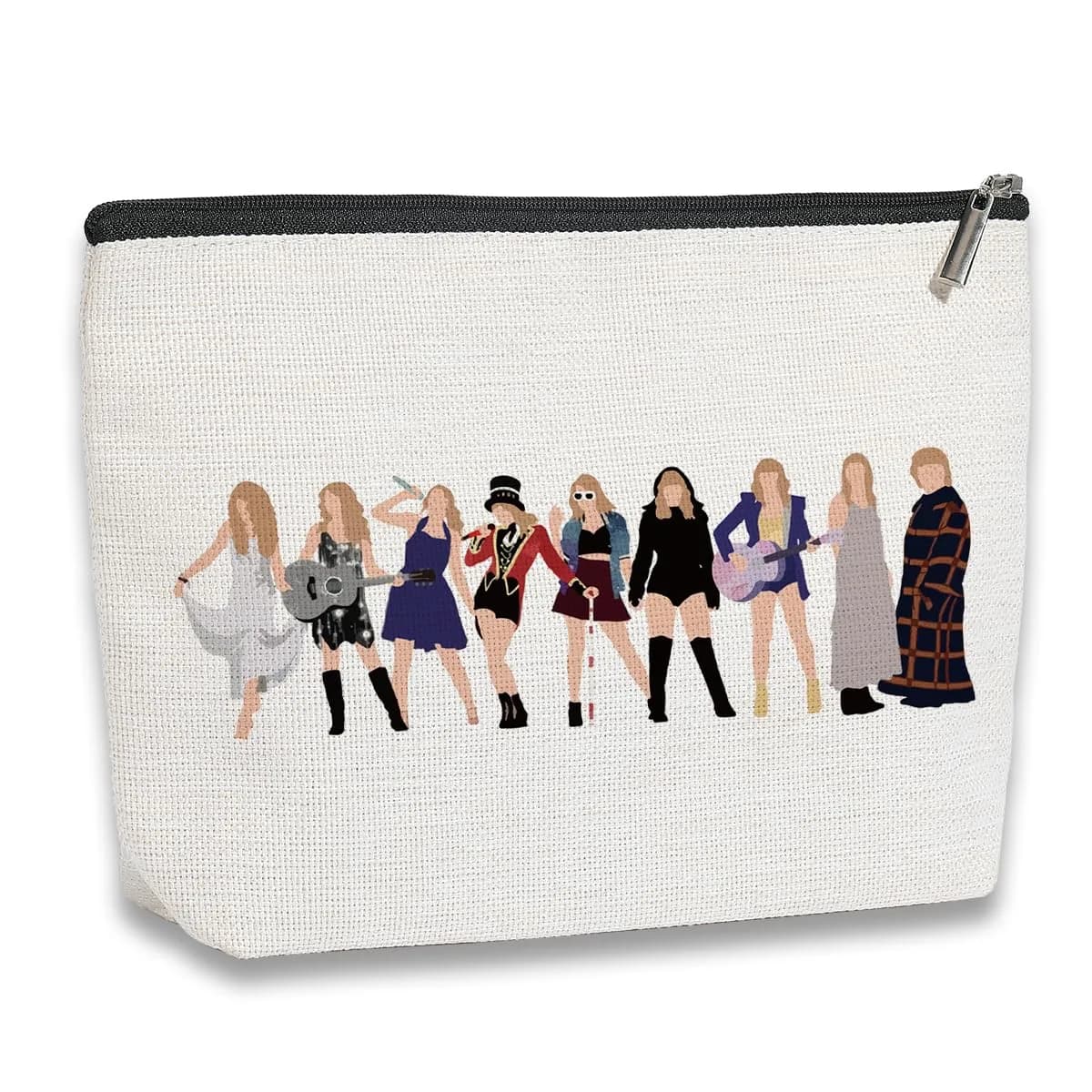 kdxpbpz Cosmetic Case 9.1"W x 7.1"H Waterproof Makeup Bag for Women — Singer's Makeup Bag