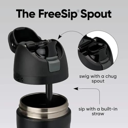 Owala FreeSip Insulated Water Bottle 40 oz (1180 ml) | Keeps Drinks Cold 24 Hours thumbnail 1