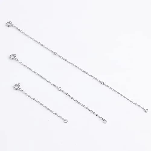 ASH'S CHOICE Necklace Extenders Gold Chain Extenders 2,4,6 Inches (3-Pack) | 14K Gold Plated Brass with Lobster Clasp thumbnail 4