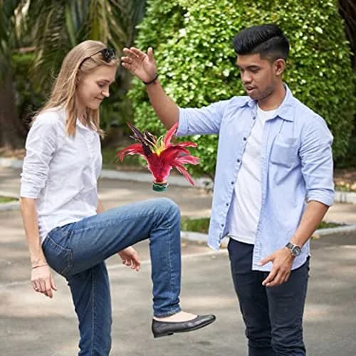 Baitaihem Kick Shuttlecock Type-A 4 Pack | Chinese Jianzi Foot Sports Outdoor Exercise thumbnail 4