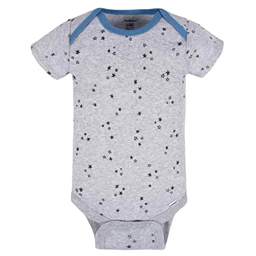 Gerber Baby Boys 8-pack Short Sleeve Onesies Bodysuits, Space, 3-6 Months US thumbnail 4