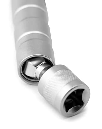 QWORK 14mm & 16mm Magnetic Swivel Spark Plug Socket Set | 3/8" Drive 12 Point Thin Wall Tool thumbnail 5