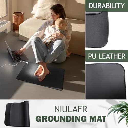 NIULAFR Grounding Mat Kit 60cm x 33cm (23.6" x 13") | Connect to Earth's Energy thumbnail 3