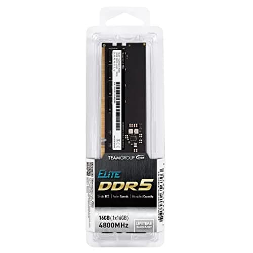 TEAMGROUP Elite DDR5 16GB 4800MHz UDIMM RAM Module | Faster Speeds for Stronger Multitasking thumbnail 6