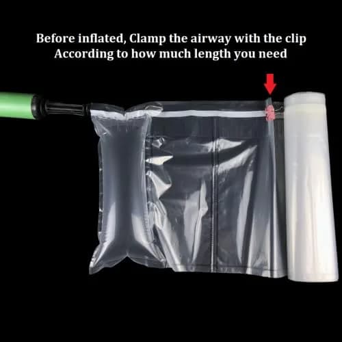 BZQZDAI Inflatable Air Packaging Bags 164Ft Roll | Strong Void Fill & Cushioning (110-120c) thumbnail 4