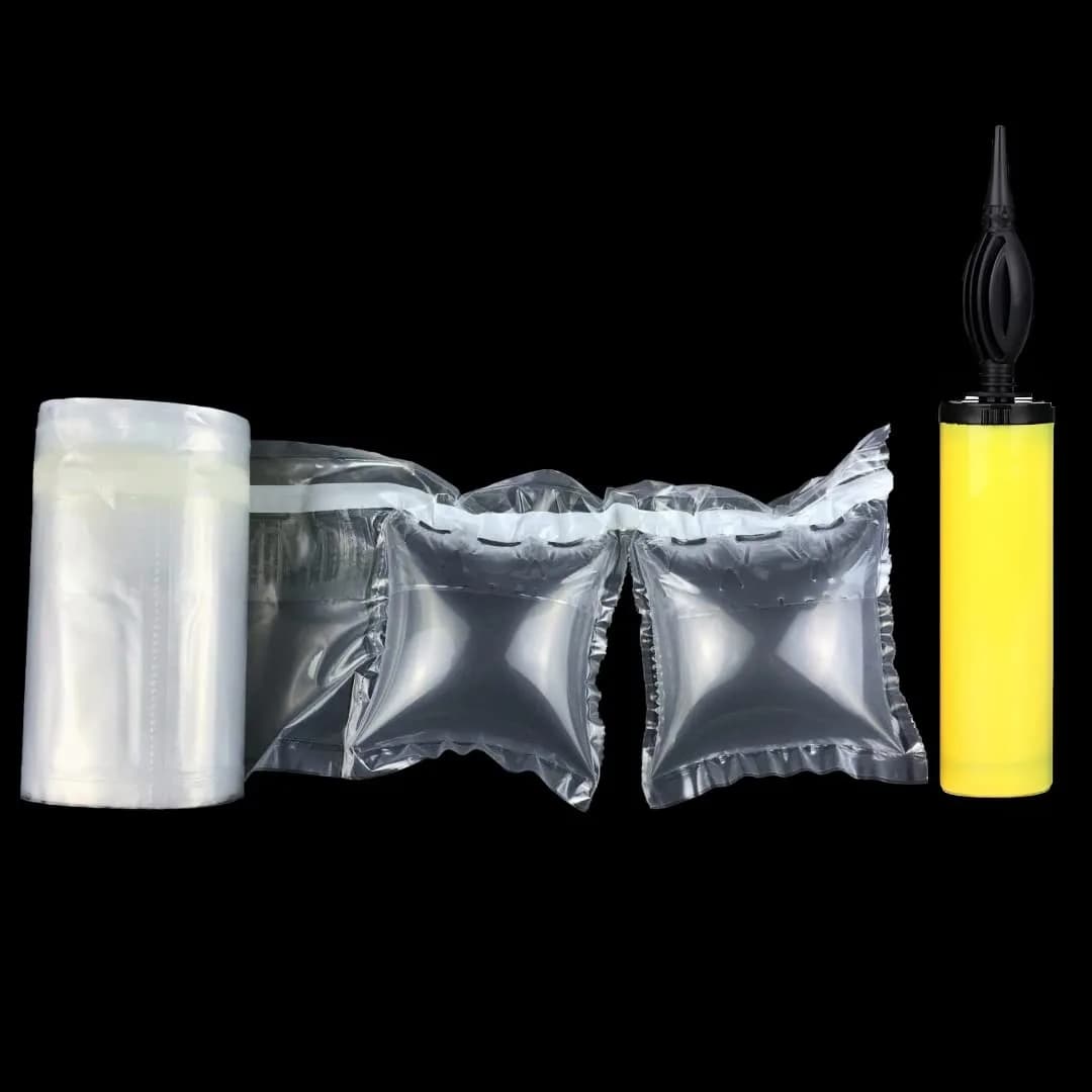 BZQZDAI Inflatable Air Packaging Bags 164Ft/roll | Heavy Duty Bubble Wrap for Shipping - main product image