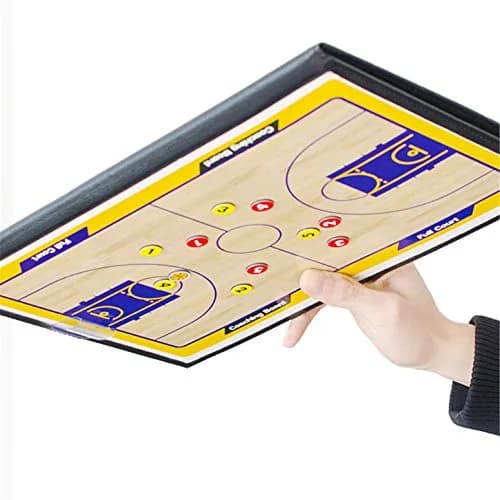 Pure Vie Foldable Magnetic Basketball Coaching Clipboard with Magnets & Pen | Strategy Board for Indian Coaches thumbnail 7