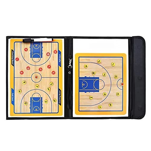 Pure Vie Foldable Magnetic Basketball Coaching Clipboard with Magnets & Pen | Strategy Board for Indian Coaches thumbnail 3