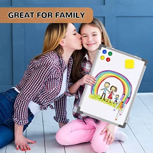 ABERLLS Monthly Calendar Whiteboard with Cork Board 17"x13" | Magnetic Dry Erase Board for Office, Home, Planning thumbnail 6