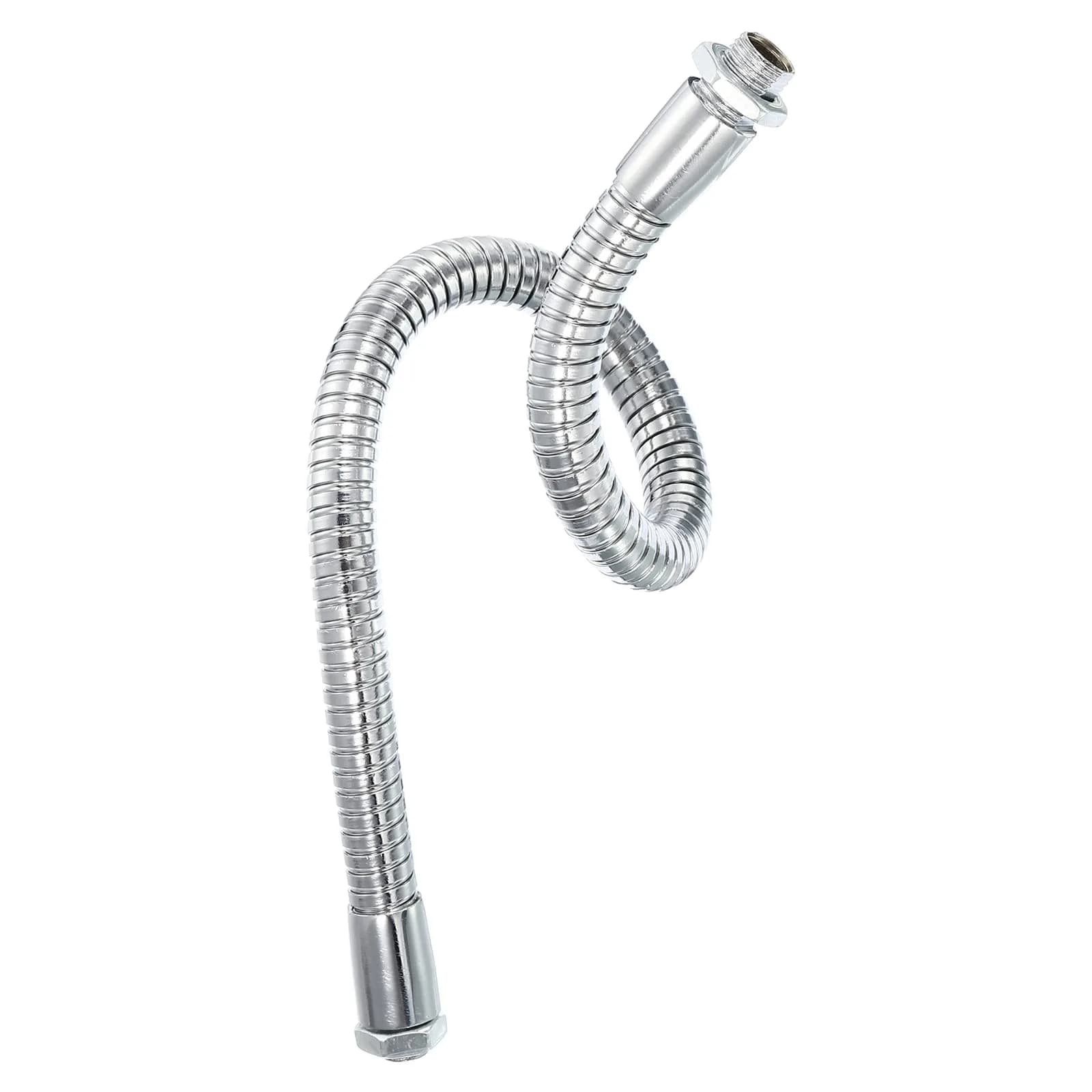 PATIKIL 11.8 inch (300mm) Metal Gooseneck Tube with M10/M8 Thread | Flexible Extension for Mic Stands & DIY — 11.8"