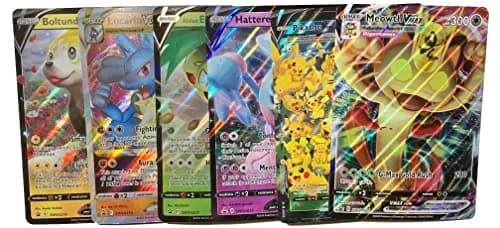 Pokémon Random Jumbo Card Lot x6 | Assorted V, VMAX, VSTAR, V Union, EX | 5x7 thumbnail 1