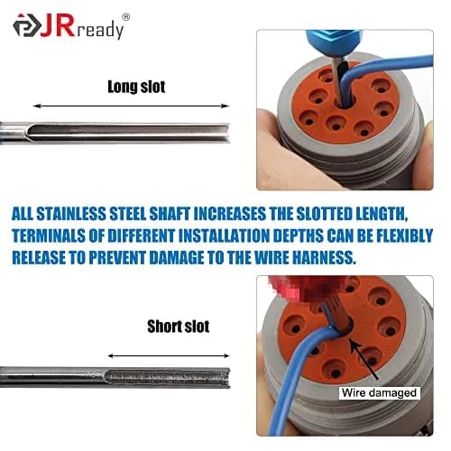 JRready ST5231 Deutsch Pin Removal Tool Set for Connectors | Durable Stainless Steel & Aluminum thumbnail 5