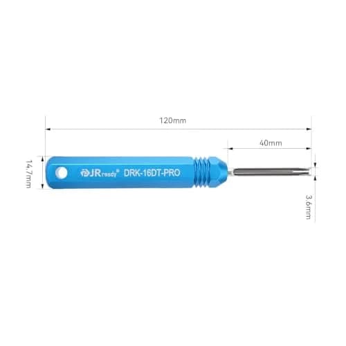 JRready DRK-16DT-PRO Deutsch Terminal Removal Tool, Contacts Size 16 | Durable Stainless Steel & Aluminum Handle thumbnail 4