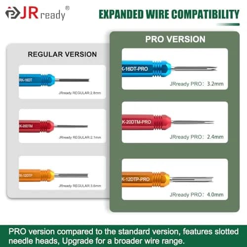 JRready DRK-16DT-PRO Deutsch Terminal Removal Tool, Contacts Size 16 | Durable Stainless Steel & Aluminum Handle thumbnail 5