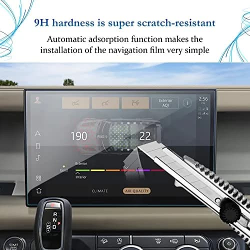 SKTU 11.4 Inch Navigation Screen Protector for Land Rover Defender 2023-2025 | HD Clear Tempered Glass thumbnail 2