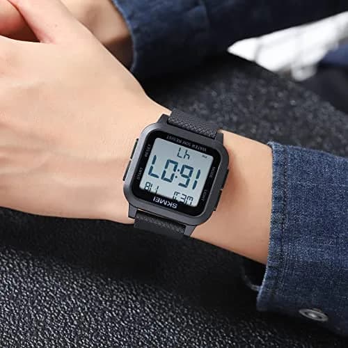Gosasa Men Sports Military Watch 40mm | Waterproof LED Digital Airplane Style thumbnail 2