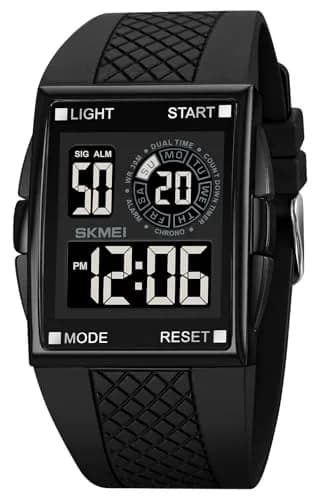 Gosasa Men Digital Military Watch 34mm | Waterproof LED Airplane Design thumbnail 1