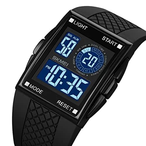 Gosasa Men Digital Military Watch 34mm | Waterproof LED Airplane Design thumbnail 2