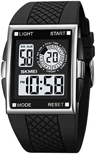 Gosasa Men Digital Military Watch 34mm | Waterproof LED Airplane Design thumbnail 3