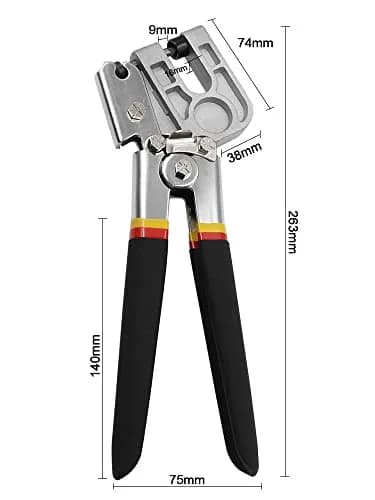 Yuudar 10 Inch High-Carbon Steel Metal Steel Stud Crimper | Heavy-Duty Hand Tool for Framing & Drywall thumbnail 4
