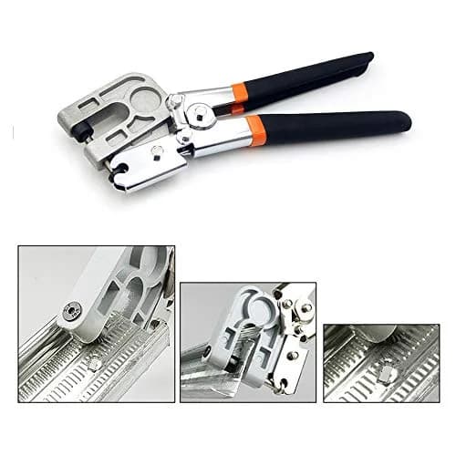 Yuudar 10 Inch High-Carbon Steel Metal Steel Stud Crimper | Heavy-Duty Hand Tool for Framing & Drywall thumbnail 5