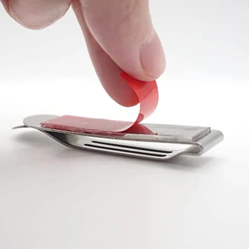 BORING PRODUCT Attachable Pocket Clip Replacement for Smartphones, 1 Pack Silver | Attaches Instantly to Pockets, Belts, Straps thumbnail 5
