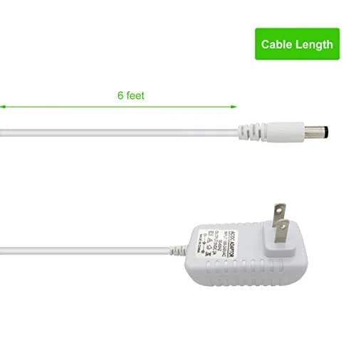 PDEEY 5V Baby Swing Power Cord | Compatible for Graco & Nova Baby Swing, 6ft Cable, 5V 1-2A Output, No LED Indicator thumbnail 5