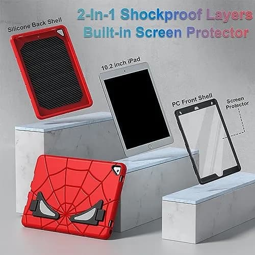 Nitupai Case for iPad 9th / 8th / 7th Gen 10.2 Inch | Rugged Shockproof Protective Cover thumbnail 4
