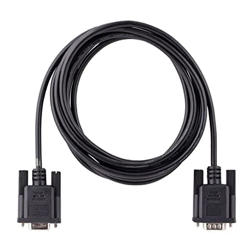 StarTech 3m RS232 Serial Null Modem Cable, Black | 9FMNM-3M-RS232-CABLE | 3 Meter Length thumbnail 5
