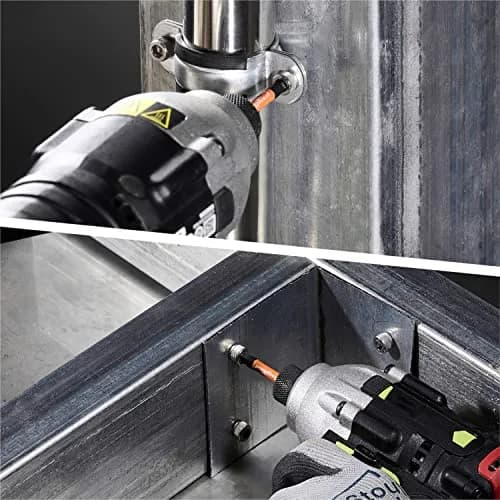 toolant 3mm Impact Hex Head Allen Wrench Drill Bits Set, 10pcs, 2" (5.08 cm) Long | Precision CNC Machined S2 Steel with Magnetism thumbnail 7