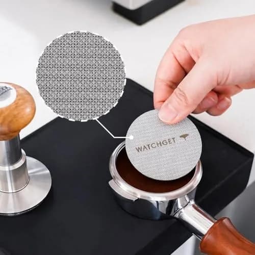 watchget 58.35mm Espresso Puck Screen 1mm Thickness | Improves Espresso Extraction & Keeps Brew Head Clean thumbnail 4
