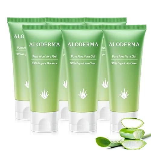 Aloderma Aloe Vera Gel 4.02oz | Organic, Hydrating & Soothing for Sensitive Skin thumbnail 1