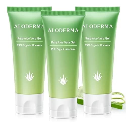 Aloderma Organic Aloe Vera Gel for Face & Body 342ml (12 fl oz) | Pure Hydration for All Skin Types thumbnail 1