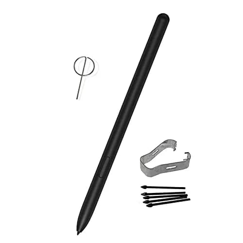 PCTC Replacement S Pen for Samsung Galaxy Tab S8 S8+ S8 Ultra (EJ-PT870BJEGUJ) - Black | Touch Stylus Pen with Tips & Eject Pin thumbnail 1