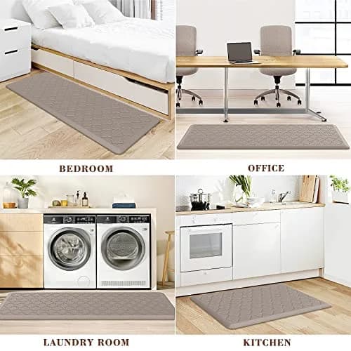 SoftDuo Anti-Fatigue Kitchen Mat Set 43.9cm x 61cm & 43.9cm x 120cm | Cushioned Comfort for Indian Kitchens thumbnail 7