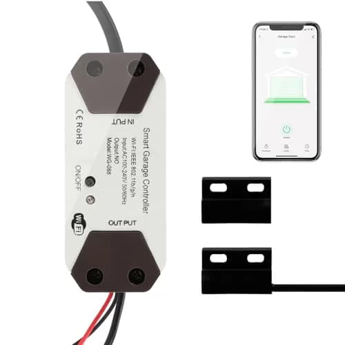 Dioche Smart Garage Door Opener Controller with Tuya Smart Life App Control & Voice Commands | 100-240V thumbnail 1